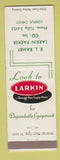 Matchbook Cover - RL Ramby Larkin Packer Corpus Christi TX WEAR