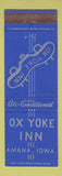 Matchbook Cover - Ox Yoke Inn Amana IA