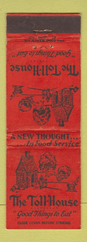 Matchbook Cover - The Toll House  Webster Groves MO Maplewood WORN