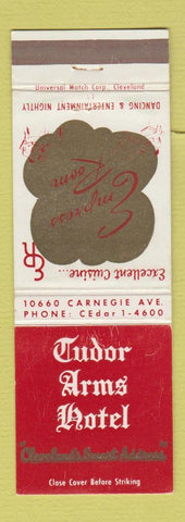 Matchbook Cover - Tudor Arms Hotel Cleveland OH WEAR