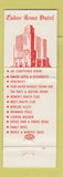 Matchbook Cover - Tudor Arms Hotel Cleveland OH WEAR