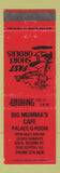 Matchbook Cover - Big Momma's Cafe Palace Q Room Chillicothe IL