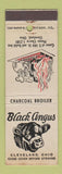 Matchbook Cover - Black Angus Restaurant Cleveland OH