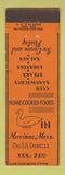 Matchbook Cover - Duck In Merrimac MA low phone # WEAR