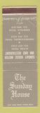 Matchbook Cover - The Sunday House Fredericksburg Kerrville TX WORN