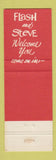 Matchbook Cover - Steve's Italian Restaurant Waterville ME