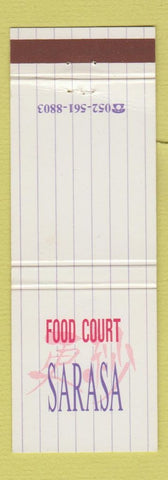Matchbook Cover - Food Court Sarasa