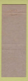 Matchbook Cover - Top o the Town St Louis MO