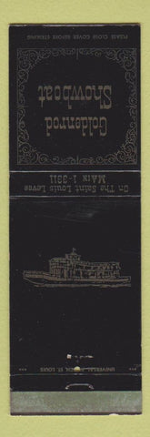 Matchbook Cover - Goldenrod Showboat St Louis MO WEAR
