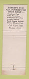 Matchbook Cover - Goldenrod Showboat St Louis MO WEAR