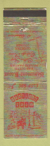Matchbook Cover - Gaslight Room Macon MO