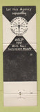 Matchbook Cover - Al Maners Insurance Agency Bloomington IN WEAR