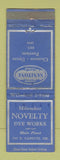 Matchbook Cover - Milwaukee Novelty Dye Works WI cleaners WEAR