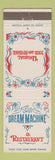 Matchbook Cover - Drame Machine Restaurant Costa Mesa CA