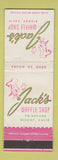 Matchbook Cover - Jack's Waffle Shop Bishop CA WEAR