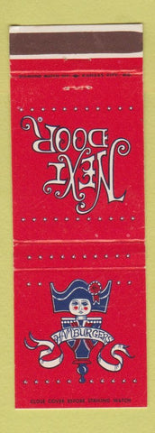 Matchbook Cover - Next Door Hamburgers WEAR