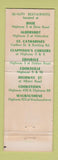 Matchbook Cover - Chatterbox Services St Catharines Cooksville Erindale ON