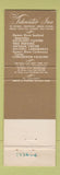 Matchbook Cover - The Tidewater Inn Easton MD
