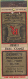 Matchbook Cover - Dessel's Pharmacy San Francisco CO Star WORN