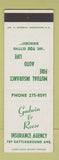 Matchbook Cover - Godwin & Reese Insurance Agency Greensboro? NC? WEAR