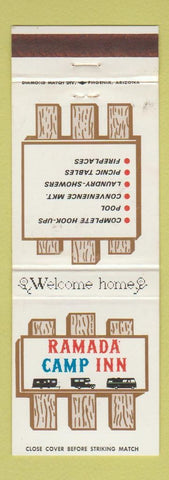 Matchbook Cover - Ramada Camp Inn