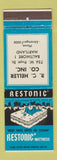 Matchbook Cover - Restonic Mattress RC Heller Baltimore MD