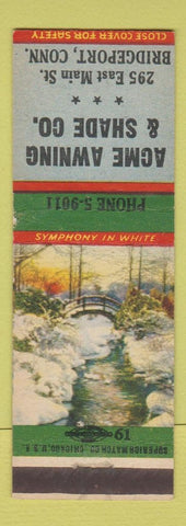 Matchbook Cover - Acme Awning and Shade Bridgeport CT