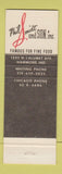 Matchbook Cover - Phil Schmidt and Son Restaurant Hammond IN