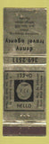 Matchbook Cover - Denny Travel Agency Lehigh Acres FL WEAR