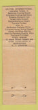Matchbook Cover - Brussels Hilton Belgium WEAR