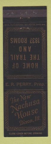 Matchbook Cover - New Nachusa House Dixon IL