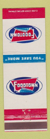 Matchbook Cover - Foodtown Grocery Stores DD Bean