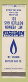 Matchbook Cover - Mount Vernon Bottled Gas OH