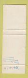 Matchbook Cover - Ben Posner & Sons Steel Products Washington DC