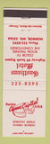 Matchbook Cover - Swiss Cheese Capital USA Gasthaus Motel Monroe WI