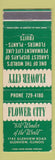 Matchbook Cover - Flower City Glenview IL WEAR