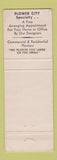 Matchbook Cover - Flower City Glenview IL WEAR
