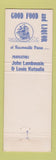 Matchbook Cover - Mayflower Cafe Tavern Cheyenne WY WEAR
