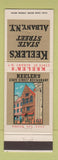 Matchbook Cover - Keeler's Restaurant Albany NY