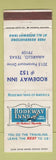 Matchbook Cover - Rodeway Inn Amarillo TX motel