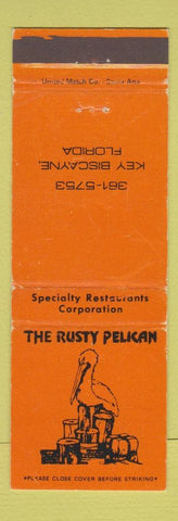 Matchbook Cover - The Rusty Pelican Key Biscayne FL WEAR