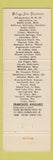 Matchbook Cover - Village Inn Restaurant Rapid City SD