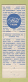 Matchbook Cover - Host Motel Restaurant Resort Lancaster PA