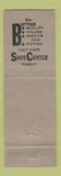 Matchbook Cover - Shoe Center Charlottesville Lynchburg Winchester VA