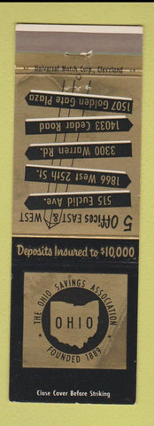 Matchbook Cover - Ohio Savings Association Cleveland OH WEAR