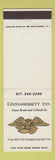 Matchbook Cover - Coonamessett Inn Falmouth MA