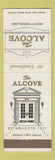 Matchbook Cover - The Alcove Mount Vernon OH
