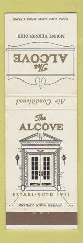 Matchbook Cover - The Alcove Mount Vernon OH