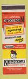 Matchbook Cover - Nichols Discount City Stores NY DE NJ PA OH WV