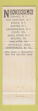 Matchbook Cover - Nichols Discount City Stores NY DE NJ PA OH WV